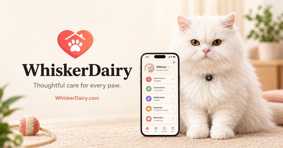 WhiskerDairy app preview